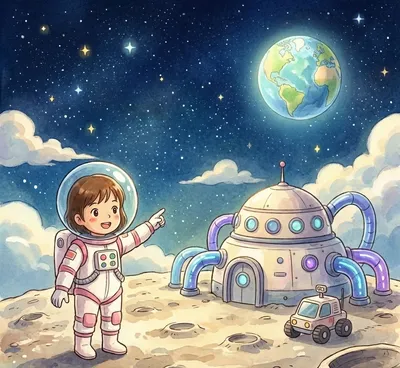 Space Adventure Story Cover