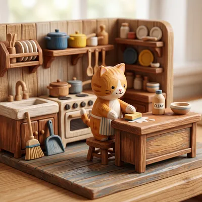 Wooden toy style